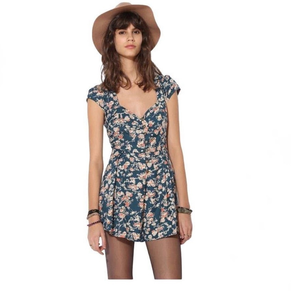 Urban Outfitters Kimchi Blue Floral Romper